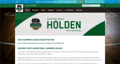 Desktop Screenshot of holdenyouthbasketball.com