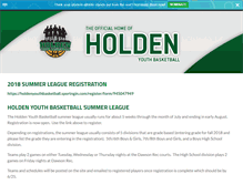 Tablet Screenshot of holdenyouthbasketball.com